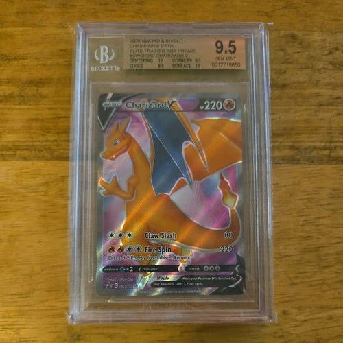 Charizard SWSH050 Champions Path Promo BGS 9.5  MINT Pokemon Card