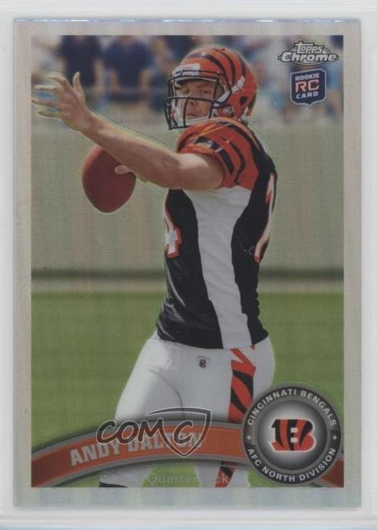 2011 Topps Chrome Refractor Andy Dalton #51 9x7
