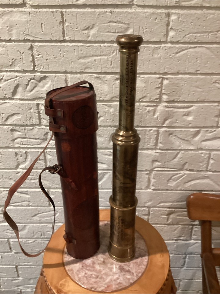 Replica Handmade VTG Brass Telescope | East India Company 1818 Tracker Spyglass