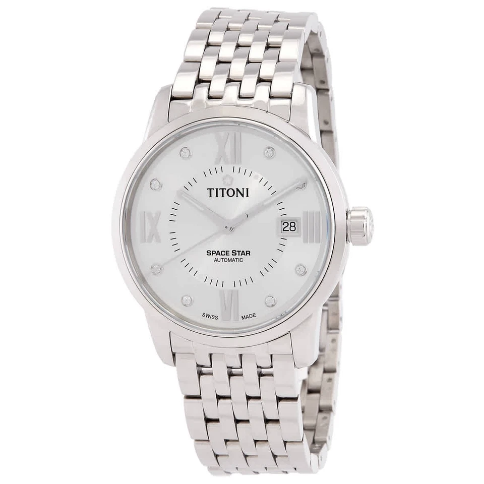 Titoni Space Star Automatic Silver Dial Men's Watch 83538 S-099