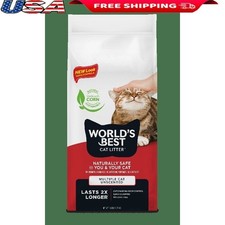 Multiple Cat Clumping Litter Flushable 99 Dust Free Quick Clumping Natural New