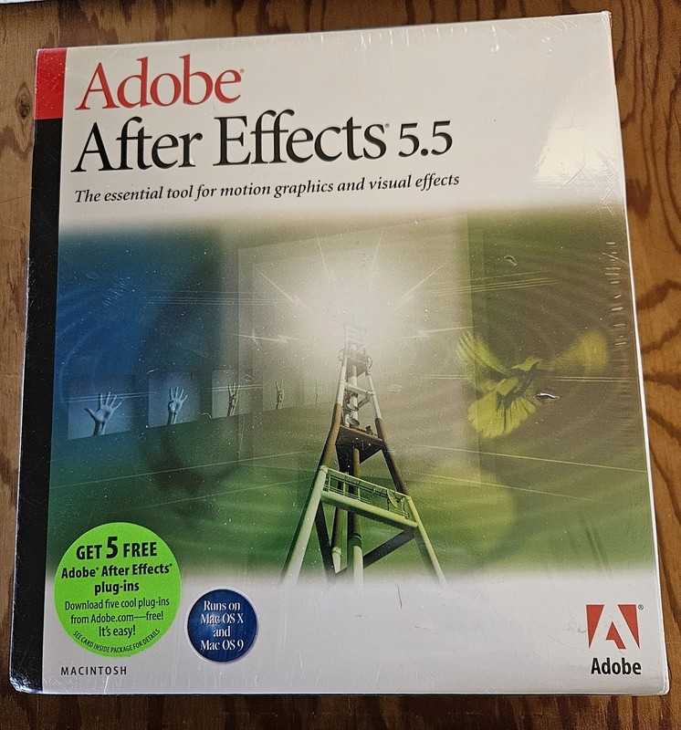 Adobe After Effects 5.5 Apple Macintosh New Sealed