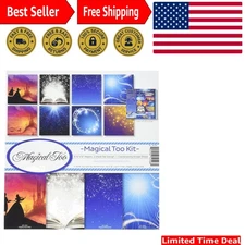 Modern Paper Crafting MT-200 Collection Kit with 8 Unique Designs & Sticker