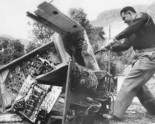 Bingo Pinball Machines Smashed by Police 1957   8" - 10" B&W Photo Reprint