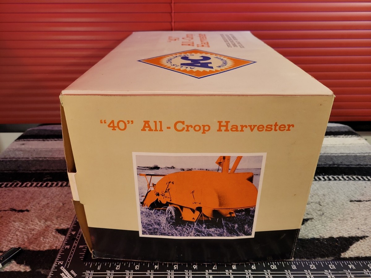 Allis Chalmers All Crop 40 Harvester 1/16 Resin Implement Replica