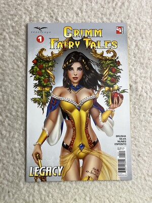 Grimm Fairy Tales V2 #1 EBAS Legacy Snow White 1st Issue Zenescope Comics 2016