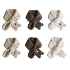 Cute Baby Neck Scarf Gift 2T+ Children s Long Muffler with Adorable Bear Design