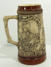 Handarbeit German Beer Stein Neuschwanstein Linderhof Castle Collectible Vintage