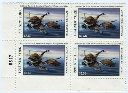 1994 Migratory Bird Stamps with Geese (Set of 4) - Photo 1/1