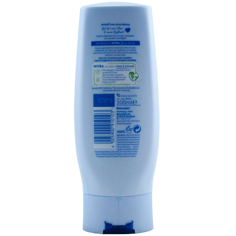 Nivea Hair Conditioner Color Protection 3 X 200ml for Colored Or Gestähntes Hair - Image 2 of 2
