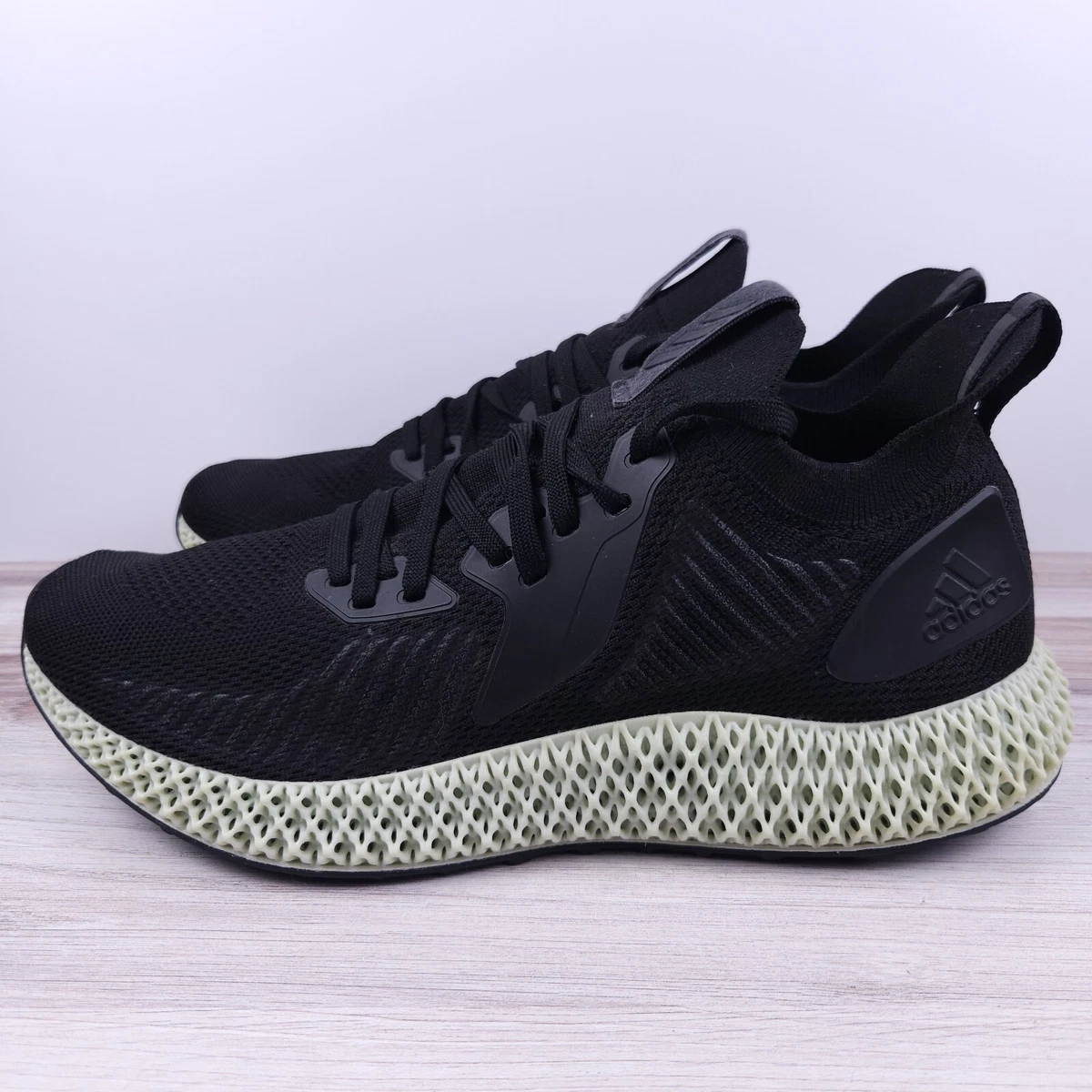 Adidas AlphaEdge 4D Core Black Men s Size 12.5 Green EF3453 No box