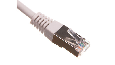 Patchkabel F/UTP Kat.5e CCA grau 2m 73078 Netzwerkkabel LAN Ethernet