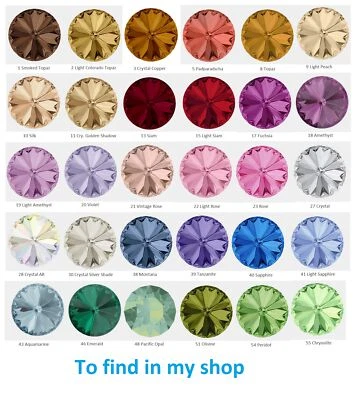 12 mm Rivoli Swarovski Kristall Swarovski 1122 Swarovski kristalle grosshandel