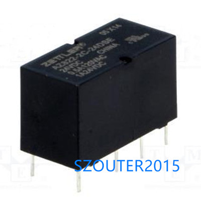 2PCS AZ822-2C-24DSE Relay DPDT 24VDC 2A 8PINS NEW