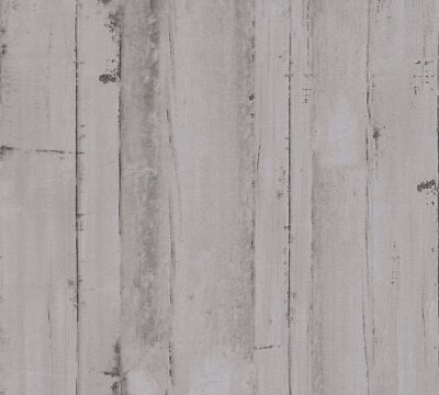 Vliestapete Grau - Natural Living Holzoptik Vintage (3,56 EUR/m²)