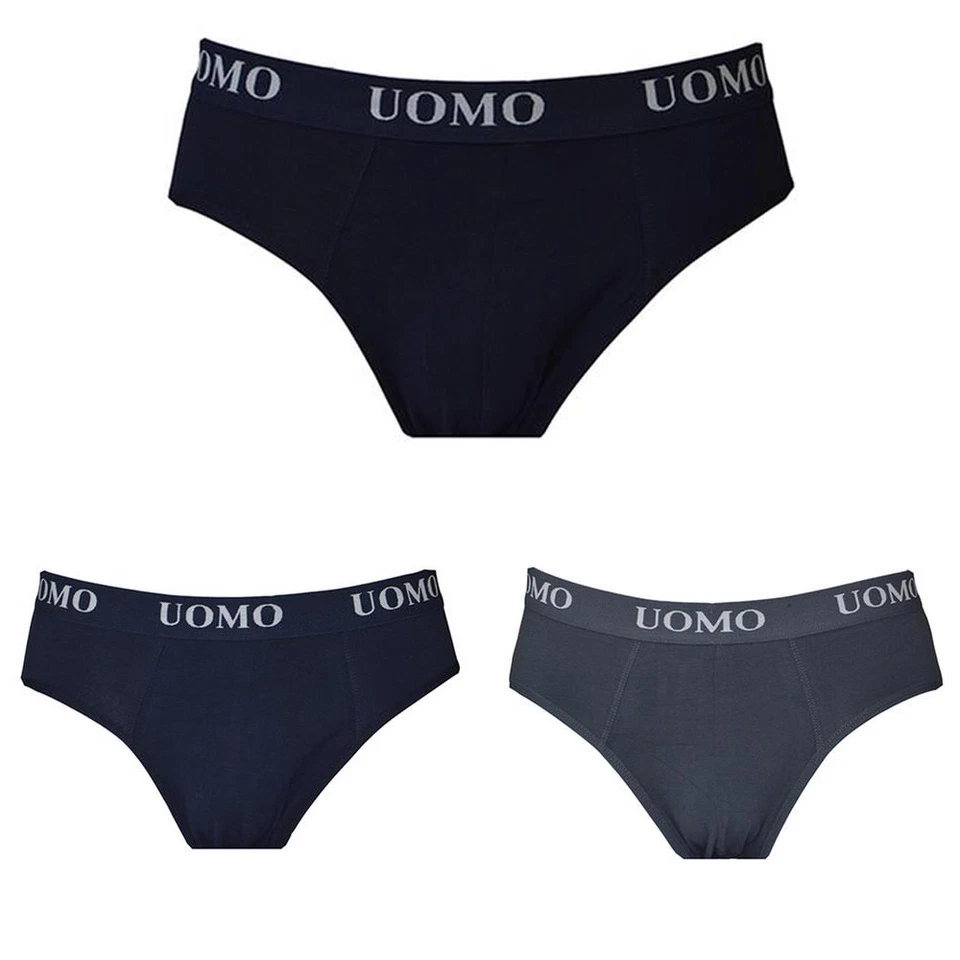 6 SLIP DA UOMO IN COTONE COLORI MISTI UOMO UNDERWEAR COD. 1017