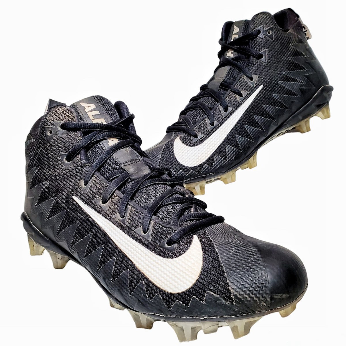 Nike Alpha Menace Black Football Athletic Cleats Shoes Mens  display picture 3