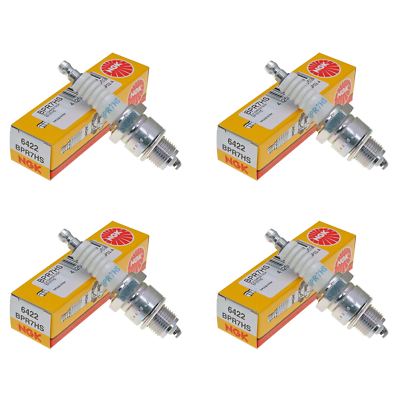 NGK BPR7HS Spark Plugs Pack of 4 fits TGB F409 25 2004- 2005
