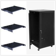 18U Wall Mount Network Server Cabinet Rack Enclosure Lock Door 22.75" Depth