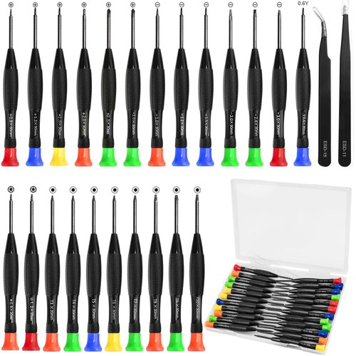 Precision Screwdriver Set 25 PCS Small Screwdriver Set Magnetic with Torx Fla...