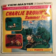 1972 CHARLIE BROWN's Summer Fun GAF View-Master Packet B 548 SEALED -Peanuts