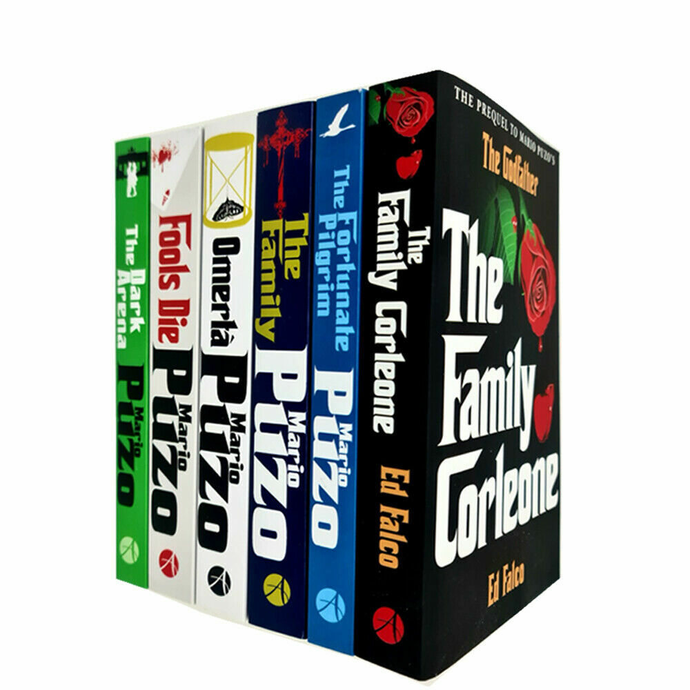 Edward Falco & Mario Puzo 6 Books Collection Set Fortunate Pilgrim,Family,Omerta