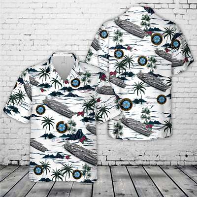 US Navy USS Nimitz CVN 68 Hawaiian Shirt