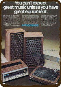 pioneer stereo system with turntable