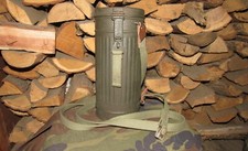 Original-Authentic WW2 Relic German Gas Mask Box-Canister MFR Stamp EG 1940 #2