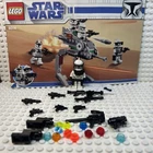 LEGO Star Wars Clone Trooper Minifigure Phase 1 Black Visor and Pauldron sw0286