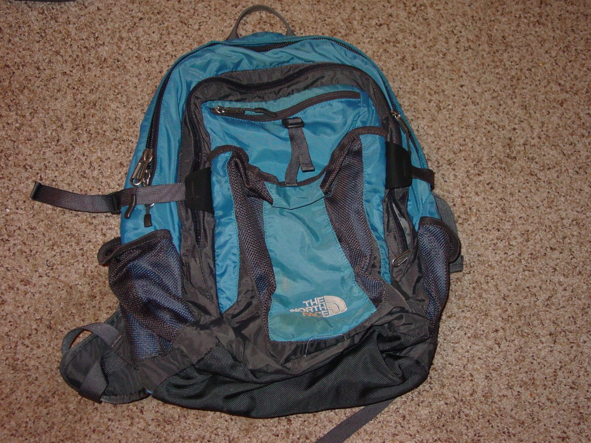 The North Face A92X Blue/Grey/Black/White Recon Backpack! Sold As Is!