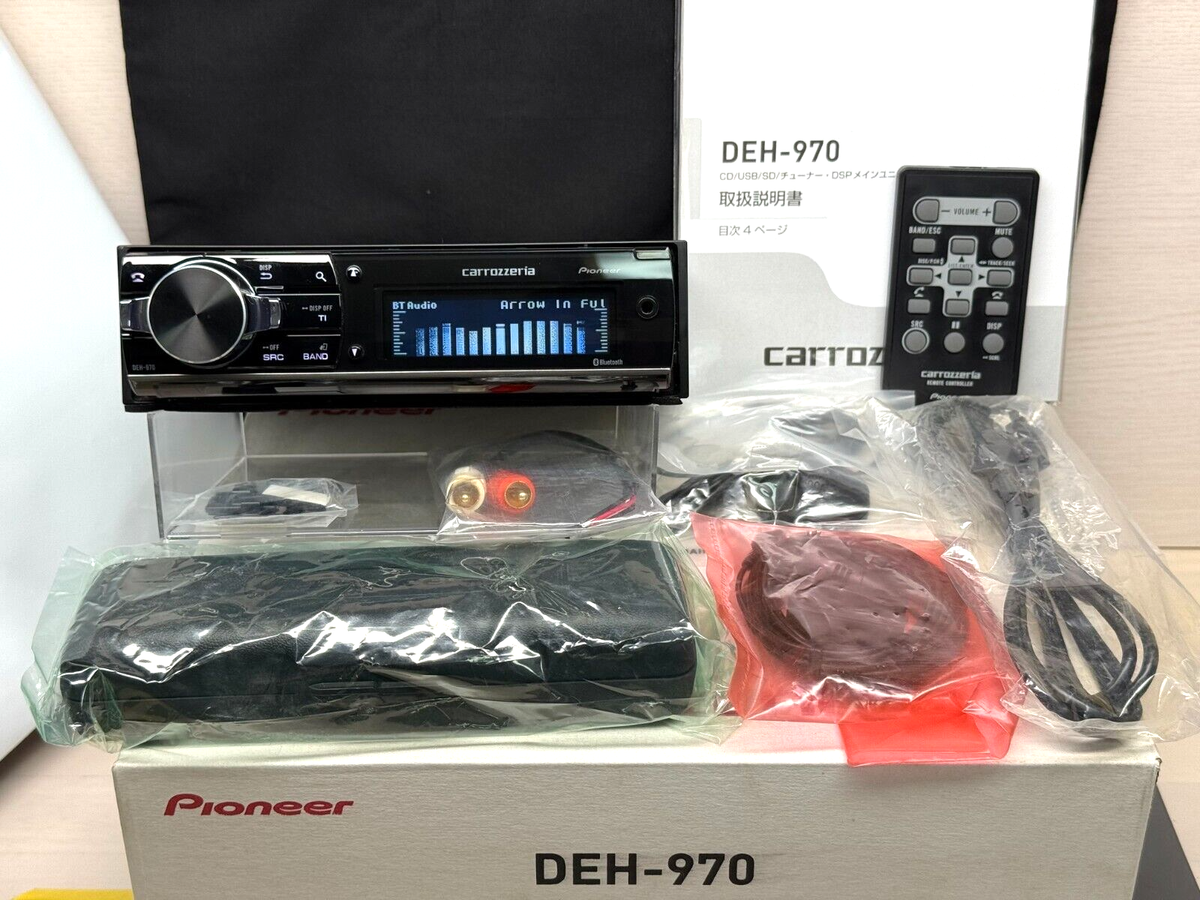 Pioneer Carrozzeria DEH-970 1DIN Car Audio CD/Bluetooth