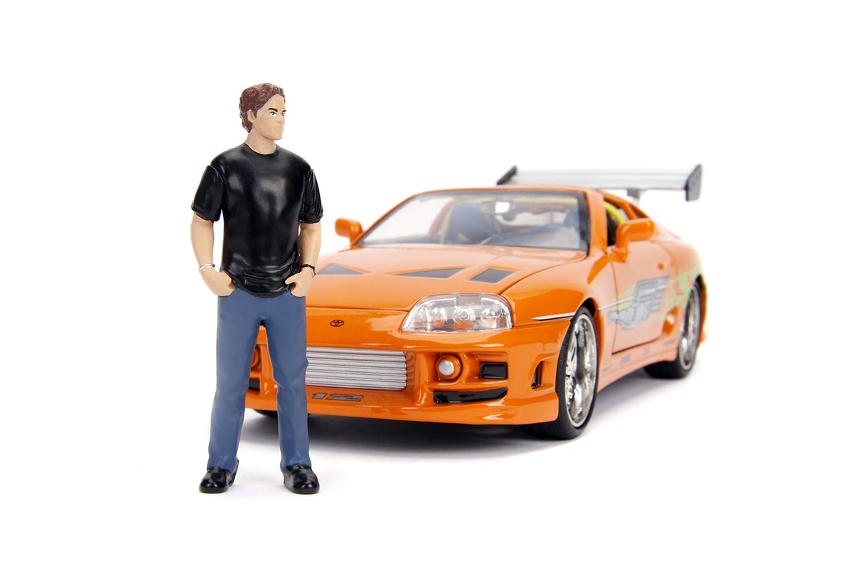 jada toys 80スープラ Jada Toys Toyota Supra 1:24 Diecast Car - Black (33380) for
