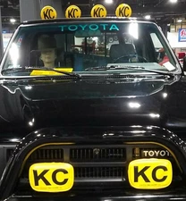 84-88 Toyota Pickup Windshield Decal Statler Toyota "Back To The Future" 1985