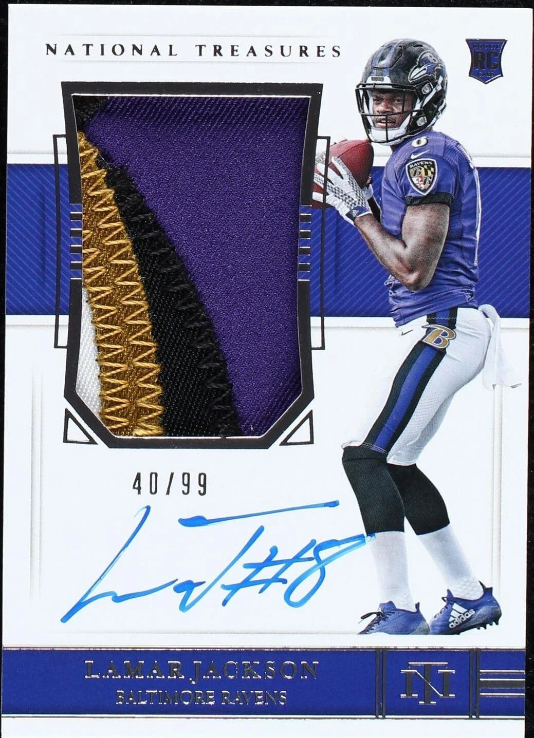 2018 Panini National Treasures Lamar Jackson #165 for sale | eBay