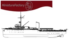 SSMODEL  1:700 Germany R-1 Class Minelayers Drache Warterline