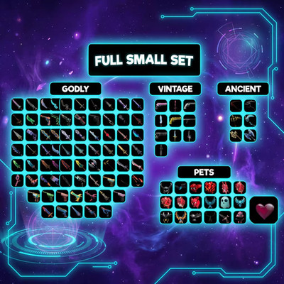 MM2 Full Small Set (107 Godlys)! CHECK DESC