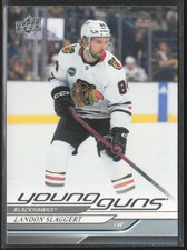 2024-25 UD Series 1 Landon Slaggert 203 Young Guns RC
