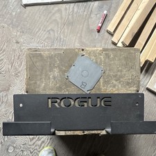 Rogue Wall Mountable bench/rower hanging Rack Black Metal