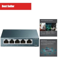 TP-Link TL-SG105 5-Port Gigabit Ethernet Switch Unmanaged Desktop