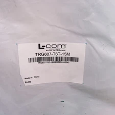 L-Com Industrial Outdoor High Flex Cable Category 6a 10g M12 IP67 Teal 15 M