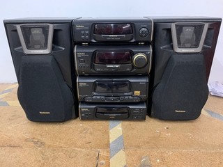 CS H75 Technics SC EH50 HiFi System 4 Stack SB EH60 Speakers