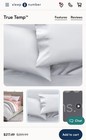 Sleep Number Split King True Temp Sheet Set White NWT — photo 6