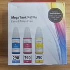 Canon Genuine MegaTank Gi-290 Refills Cyan Magenta Yellow Ink Cartridges-New!