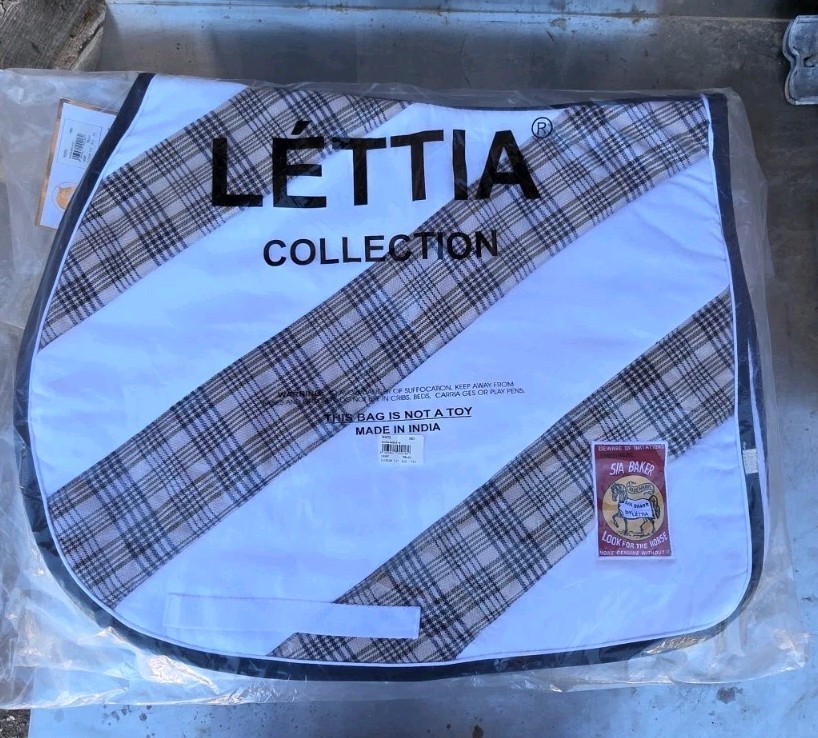 5A Baker Plaid By Léttia English Saddle Pads  All Purpose, Dressage, Jumping 