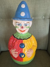 Vintage/antique Schoenhut, 15", papier m ch , Roly Poly Clown toy