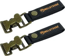 MELOTOUGH Glove Clip Tactical Clips Work 6.3 inches, Black 