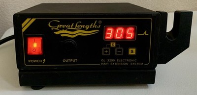 Great Lengths GL3200 Hair Extension System, Two Attachments, Manual