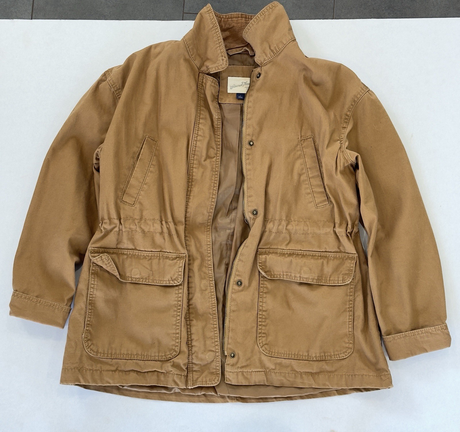 Universal Thread Women's Collared Zip Snap Pocket… - image 1