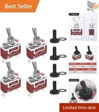 Waterproof Marine Toggle Switch 12V 30A SPST Car Boat Heavy Duty On-Off